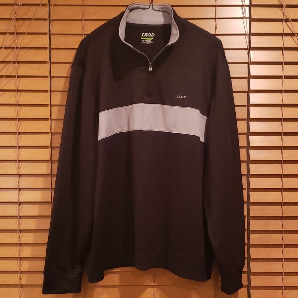 IZOD 3/4 zip perform X golf shirt